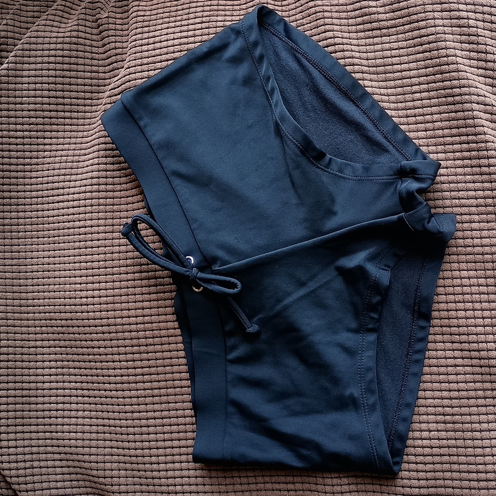 Boy short black bathing suit bottoms swimwear sz. XS